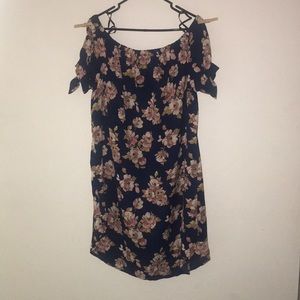 Off the shoulder foral dress